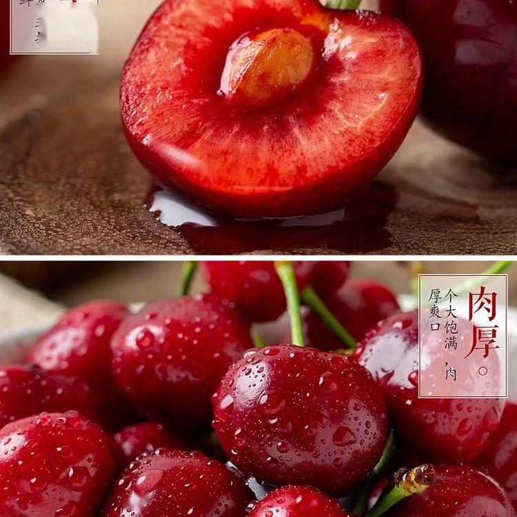 黑珍珠冰糖樱红灯招贤大樱桃多品种全面上市好吃没的说全国包邮