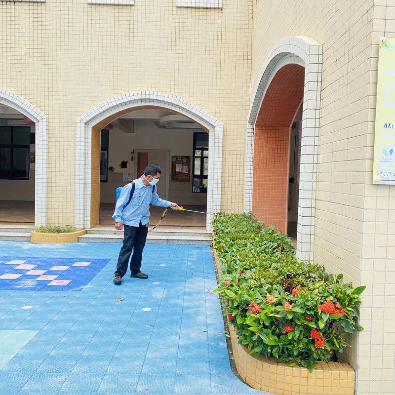 科学防疫保障开学花地御景湾幼儿园复学验收工作