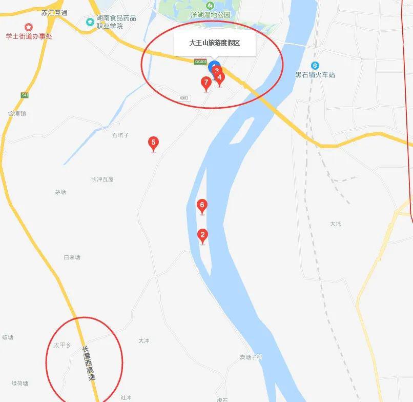 长沙坪塘通用机场(大王山通用机场)拟建于大王山旅游度假区南侧