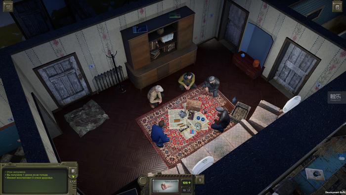 游戏的美术风格让人很容易想起黑岛工作室版本的《辐射3》熟悉"废土"