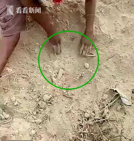 印度村民盖房,土中惊见"小短腿",一挖竟挖出新生男婴_活埋