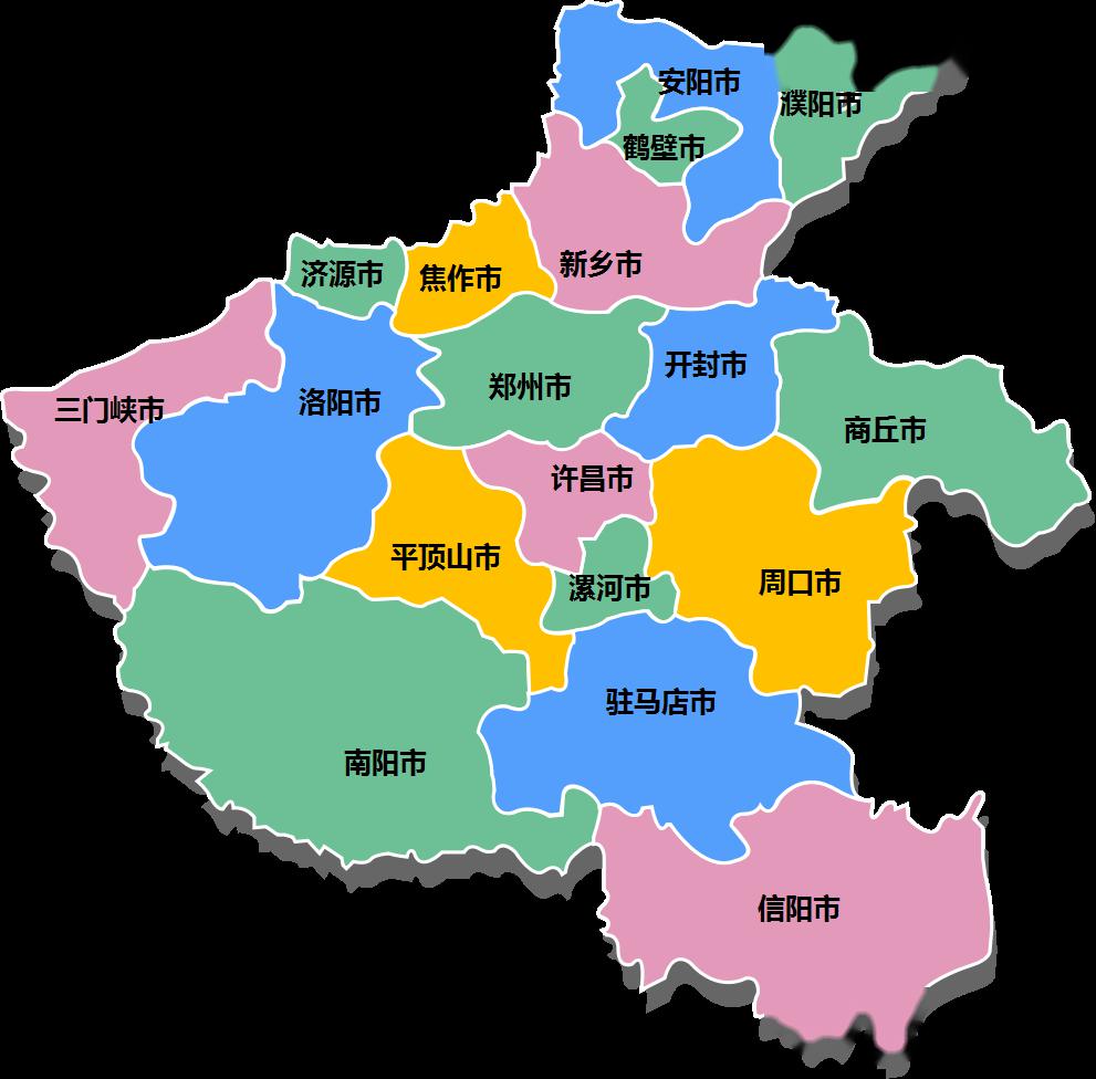 河南县区地图图片