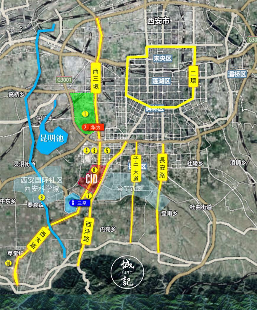 西安絕無僅有的產業軸線:大地鐵與大交通下的城市新格局