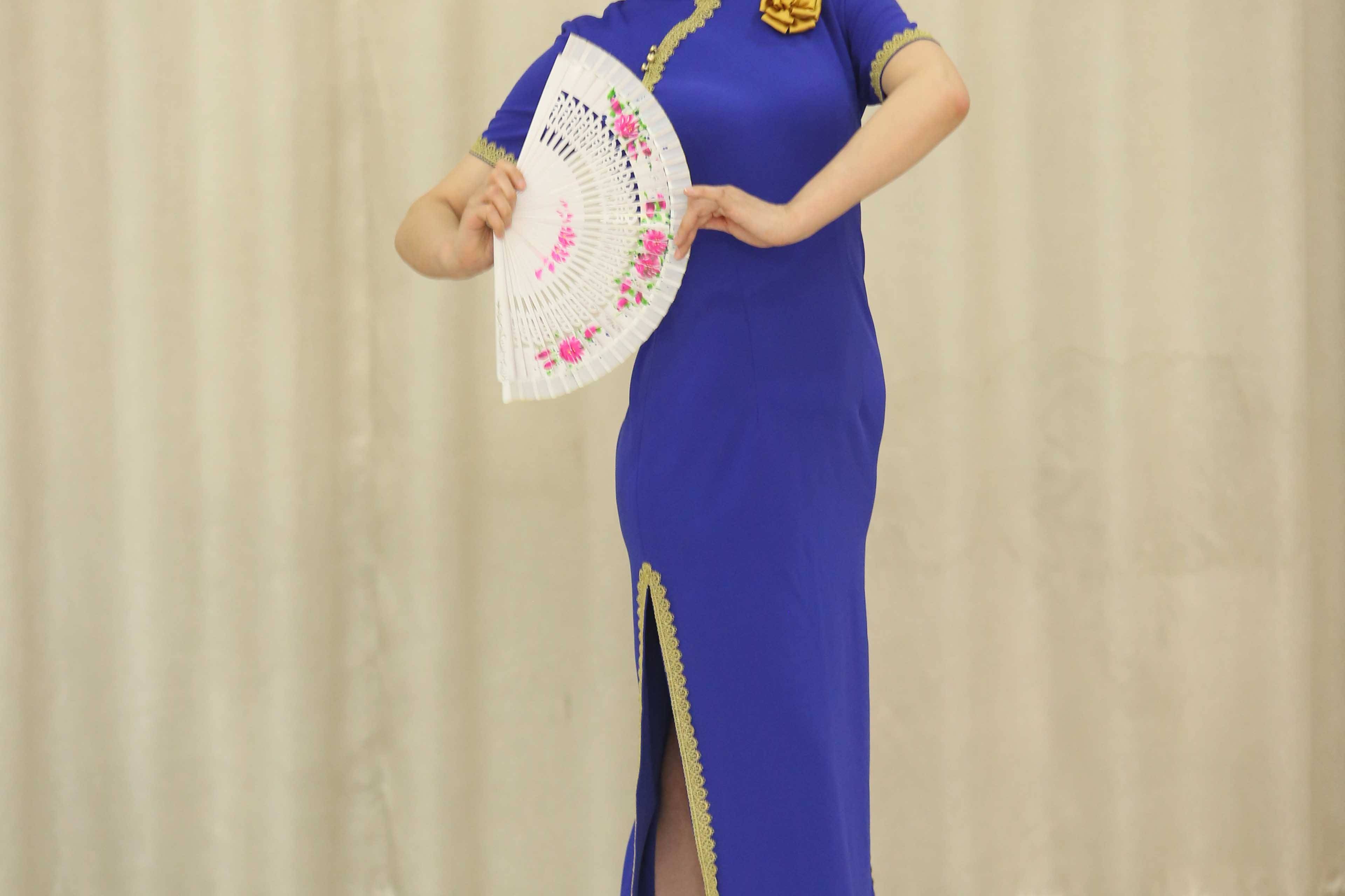 陶娜表演旗袍舞红枣树