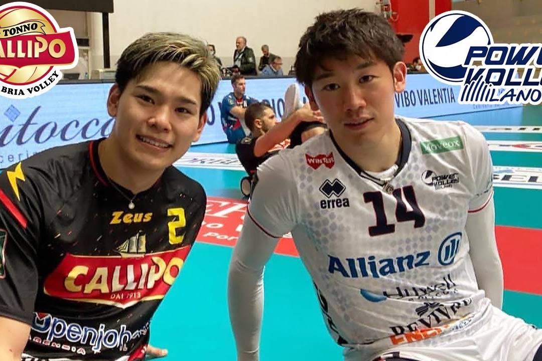 石川佑希vs西田有志日本男排绝代双骄首次在意大利男排联赛隔网