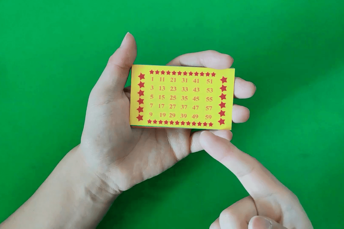 心灵数字卡片魔术揭秘原理非常简单在家就能表演