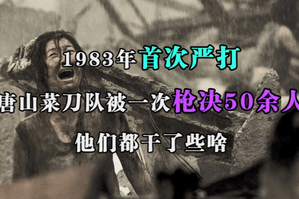 1983年首次严打唐山菜刀队被一次枪决50余人他们都干了些啥