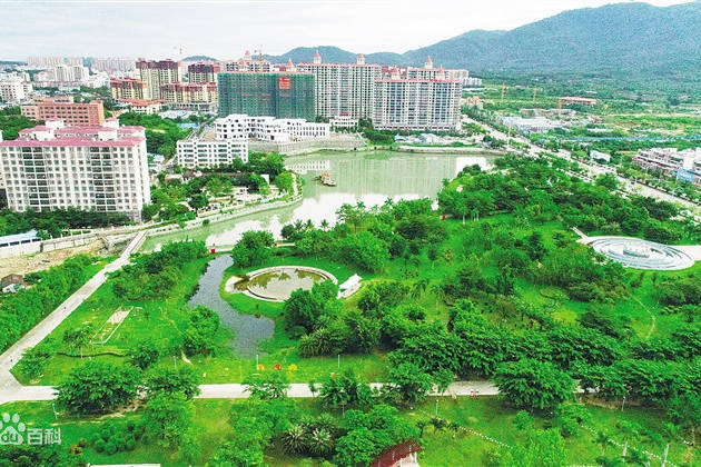 地图里看区域发展海南省昌江县城市化进程