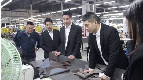 光辉家居集团总裁率队出访LAZBOY、M&D、Natuzzi Editions、HTL