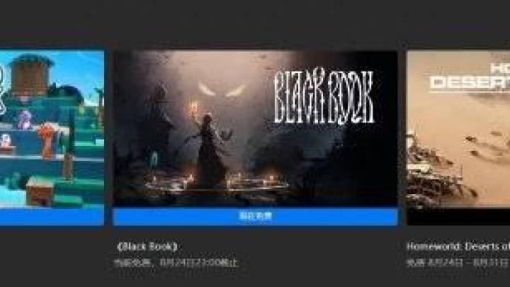 epic平台更新免费游戏《黑书》，你觉得好玩吗？
