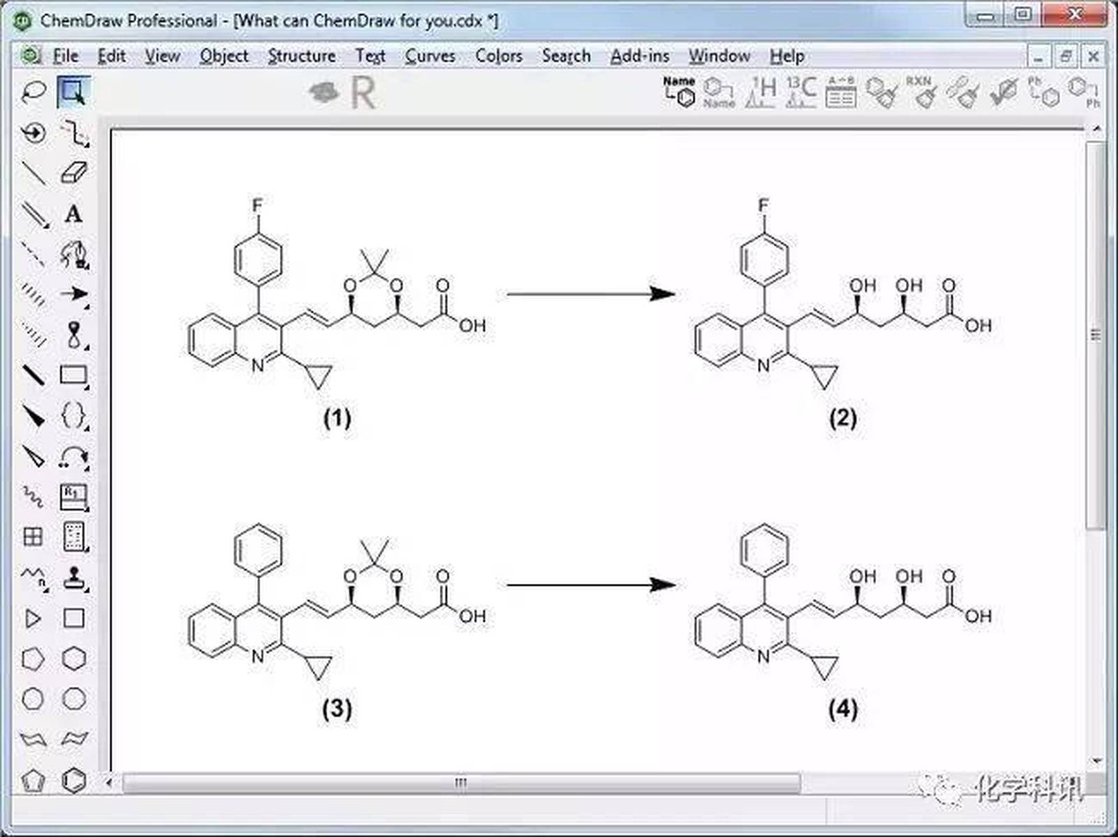 chemdraw如何调整键的大小  第1张