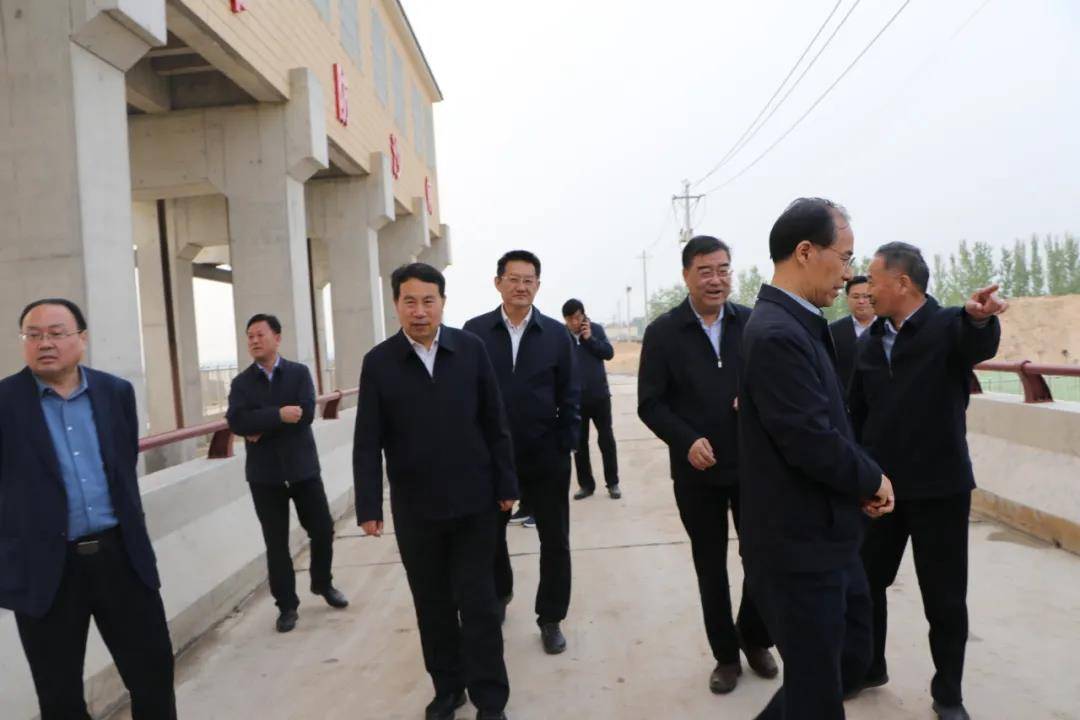 水利部副部长田学斌到东明县闫潭灌区指导调研