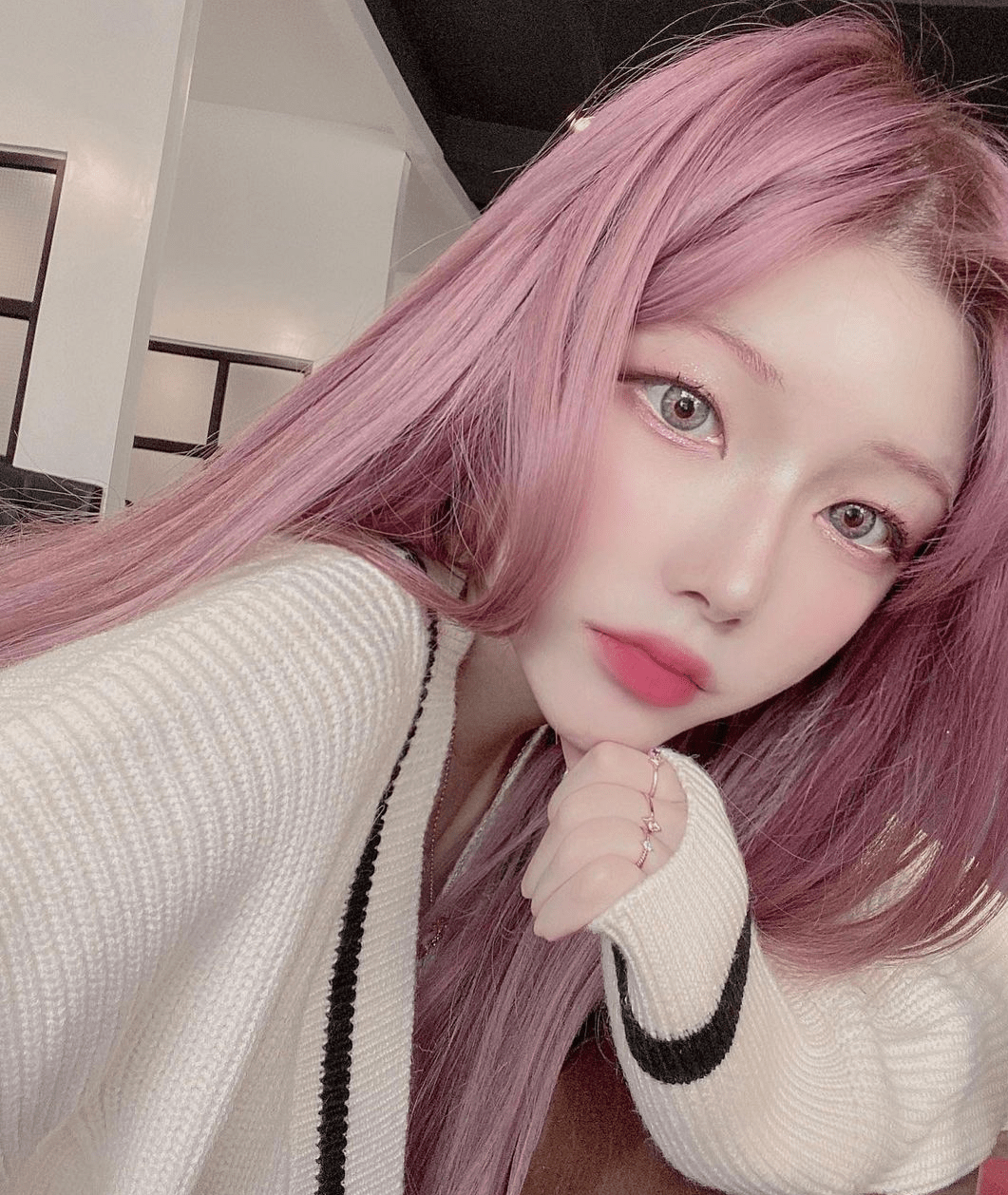 网红小姐姐都爱的发色巨显白巨好看