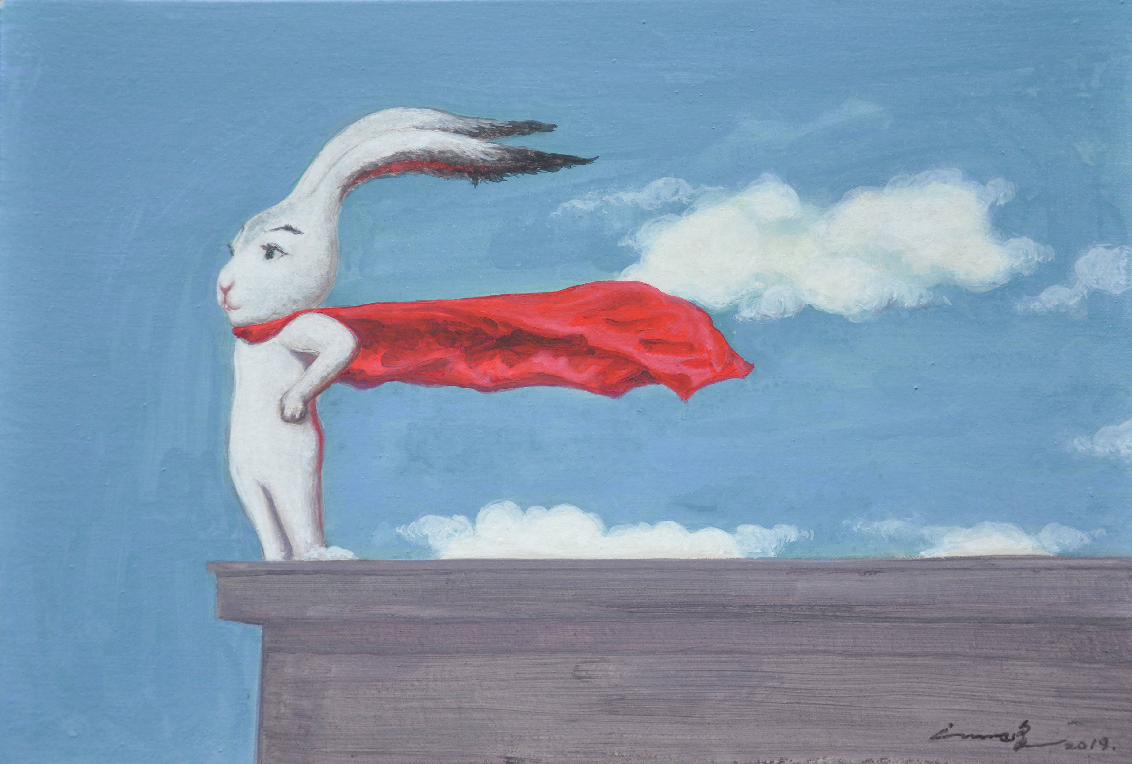 专访| 这位艺术家的兔子眼里,有春天_许峰