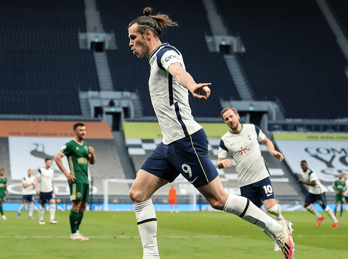 贝尔帽子戏法孙兴慜世界波热刺40谢菲尔德联