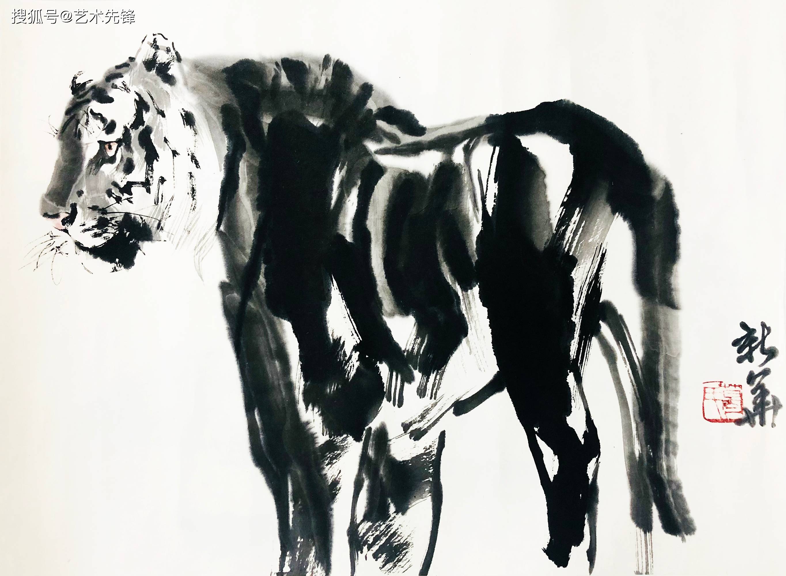 画水墨画 不懂水墨奥义 也就只能临摹前辈作品 技法