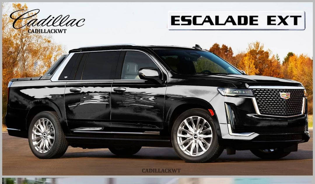 全新凯迪拉克凯雷德皮卡版渲染图曝光,看起来很有档次感