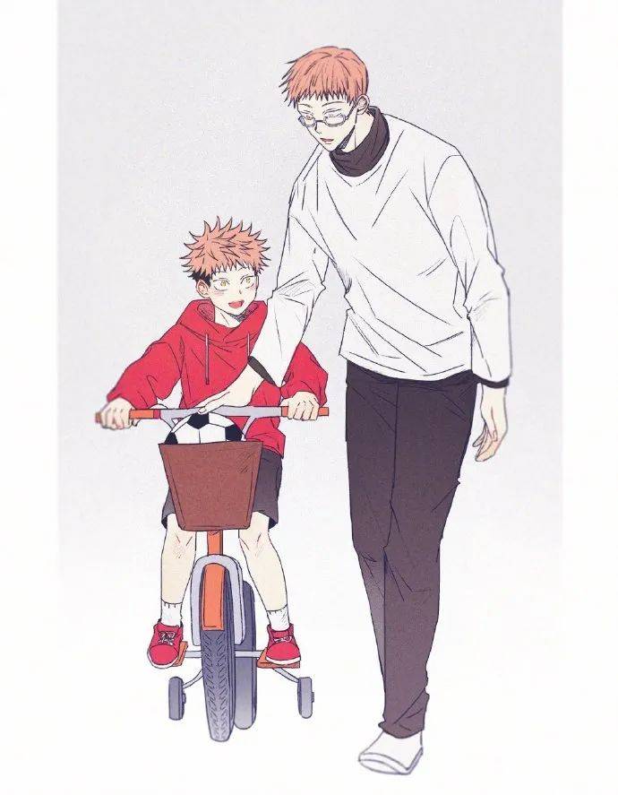 虎杖爸爸vs伏黑爸爸,哈哈哈笑吐了