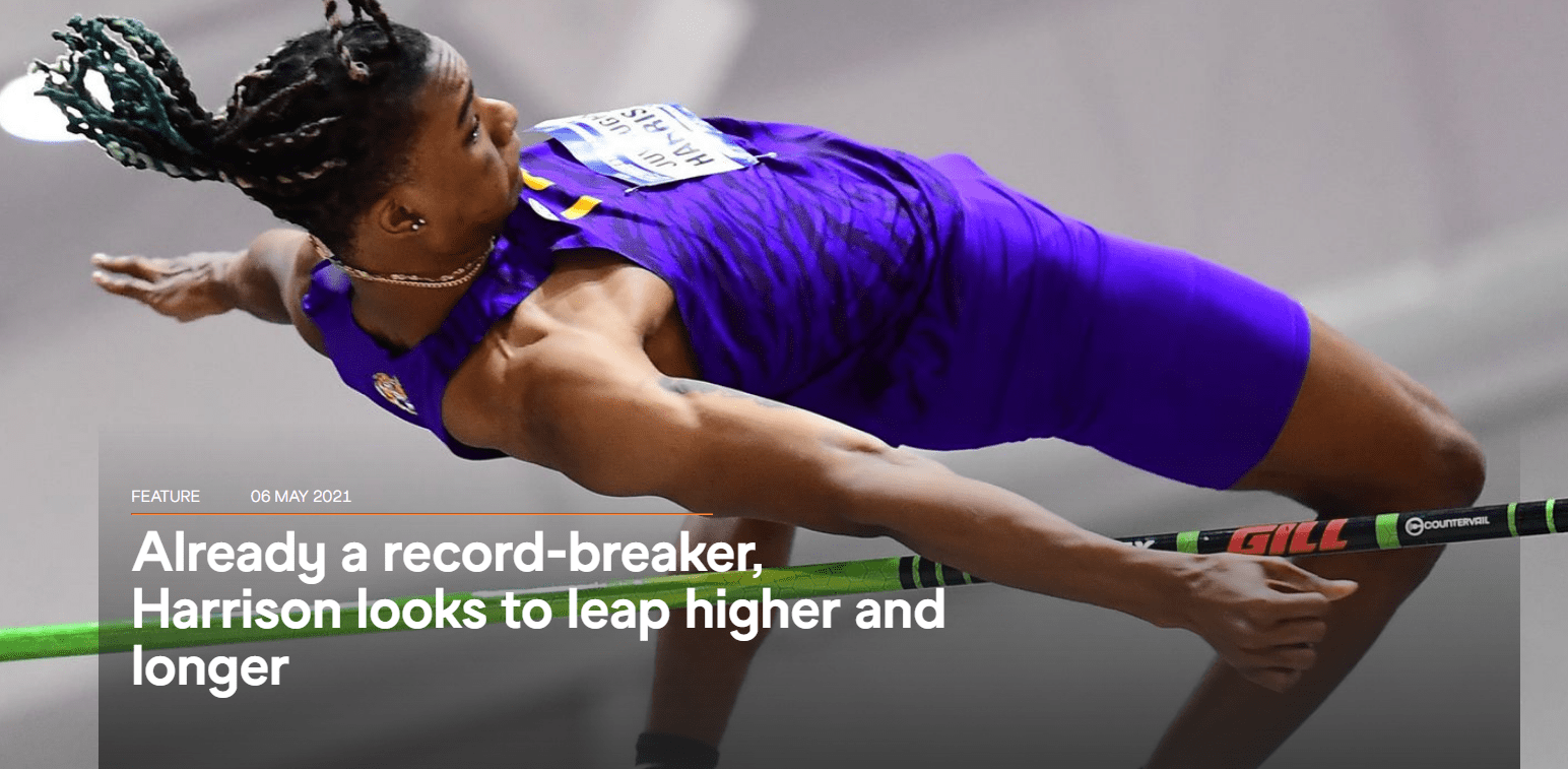 美国田径惊现"弹簧"男孩 跳高2米30跳远达8米45