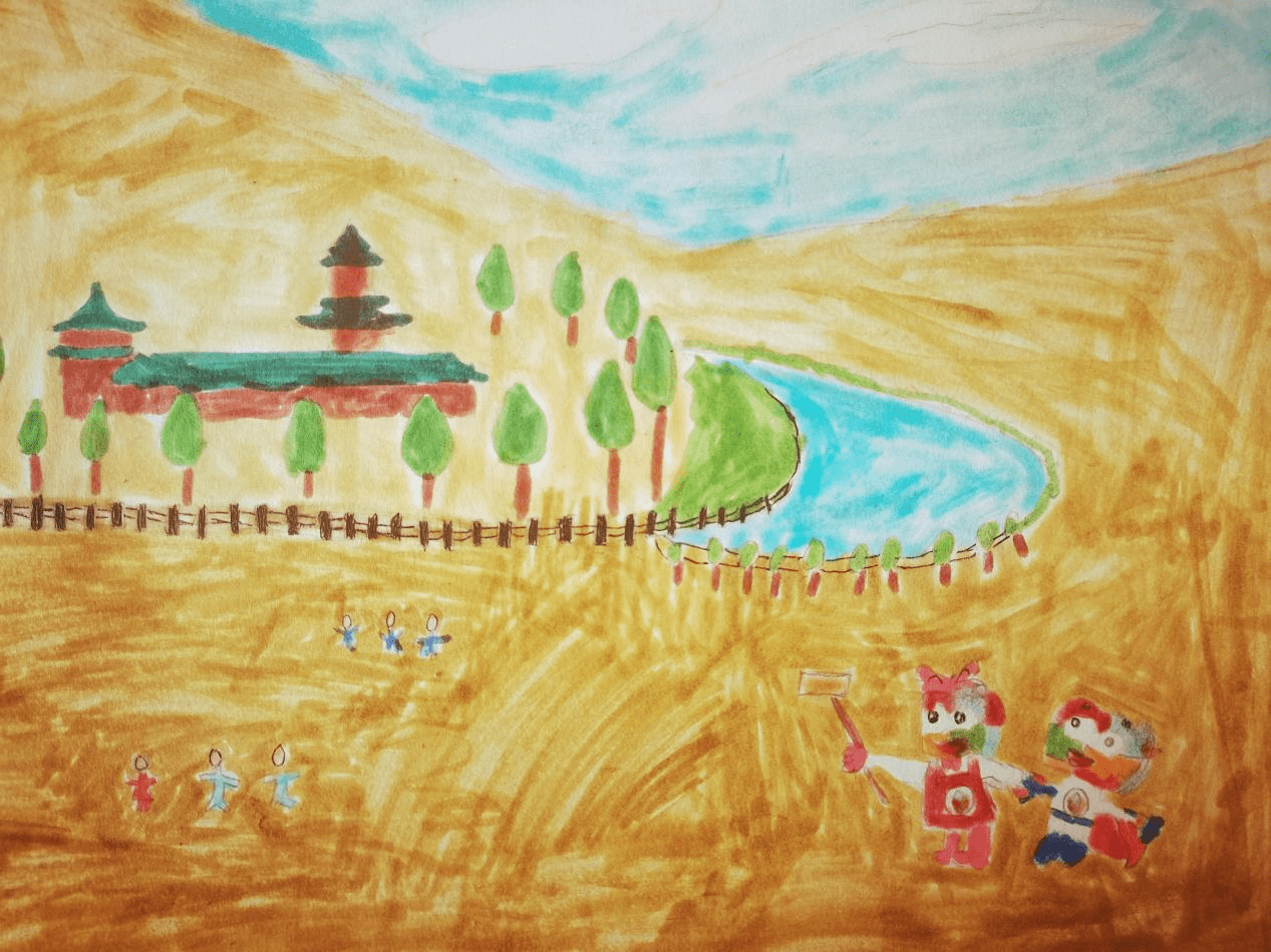童心绘家乡"公益画展持续火热 跟着小益,小智游遍祖国大好河山_作品
