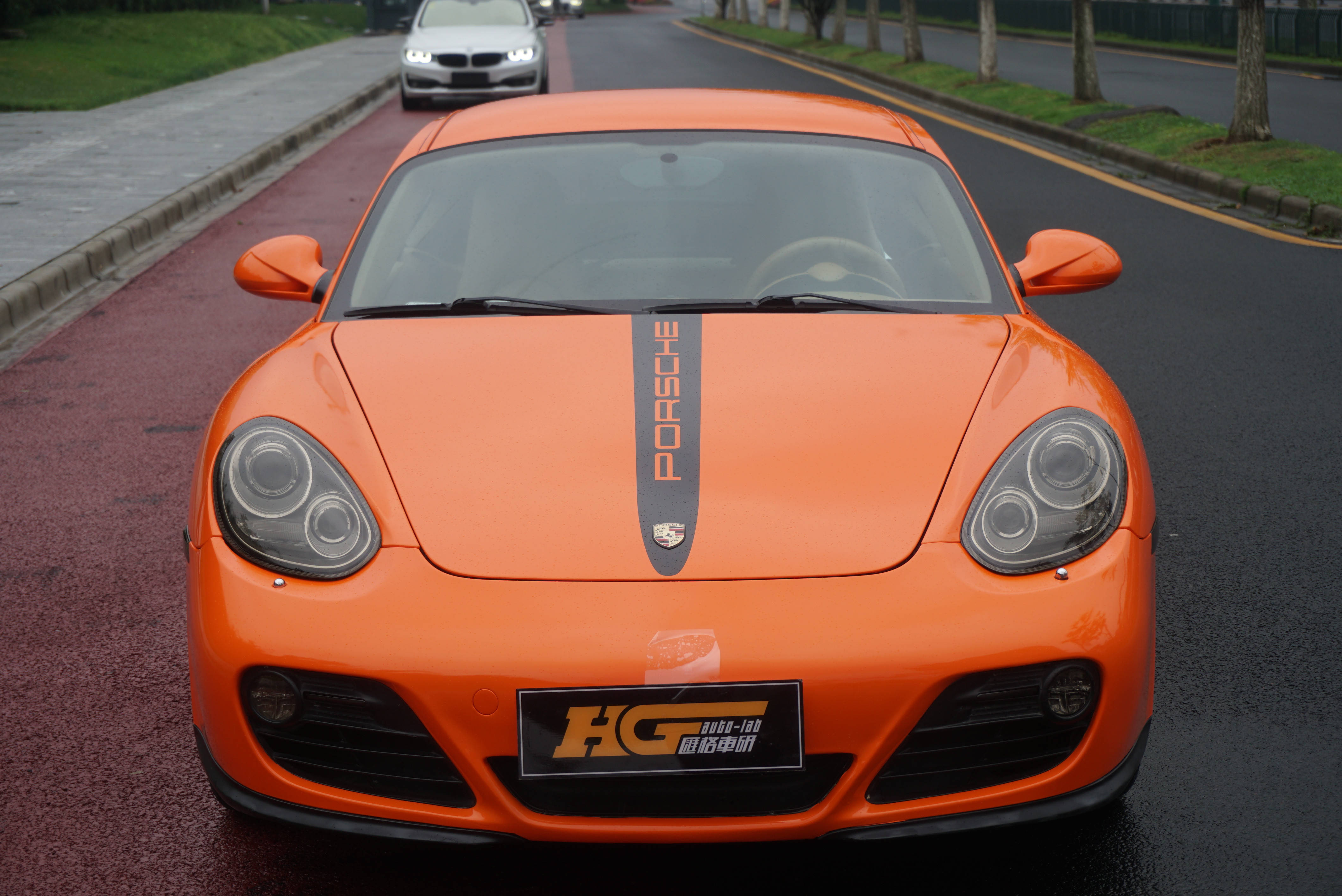 长沙汽车改色膜caman改色水晶活力橙