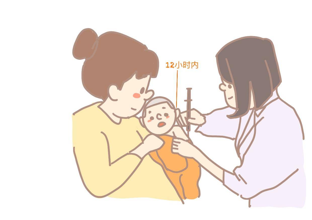 新生儿乙肝注射定位图图片