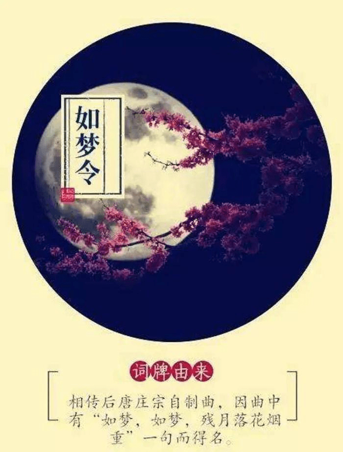 原创念奴娇,如梦令,卜算子,雨霖铃,千奇百怪的词牌名是怎么来的?