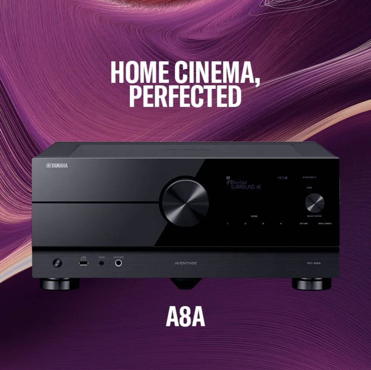 雅马哈aventage再升级,专业级家庭影院功放rx-a8a,rx