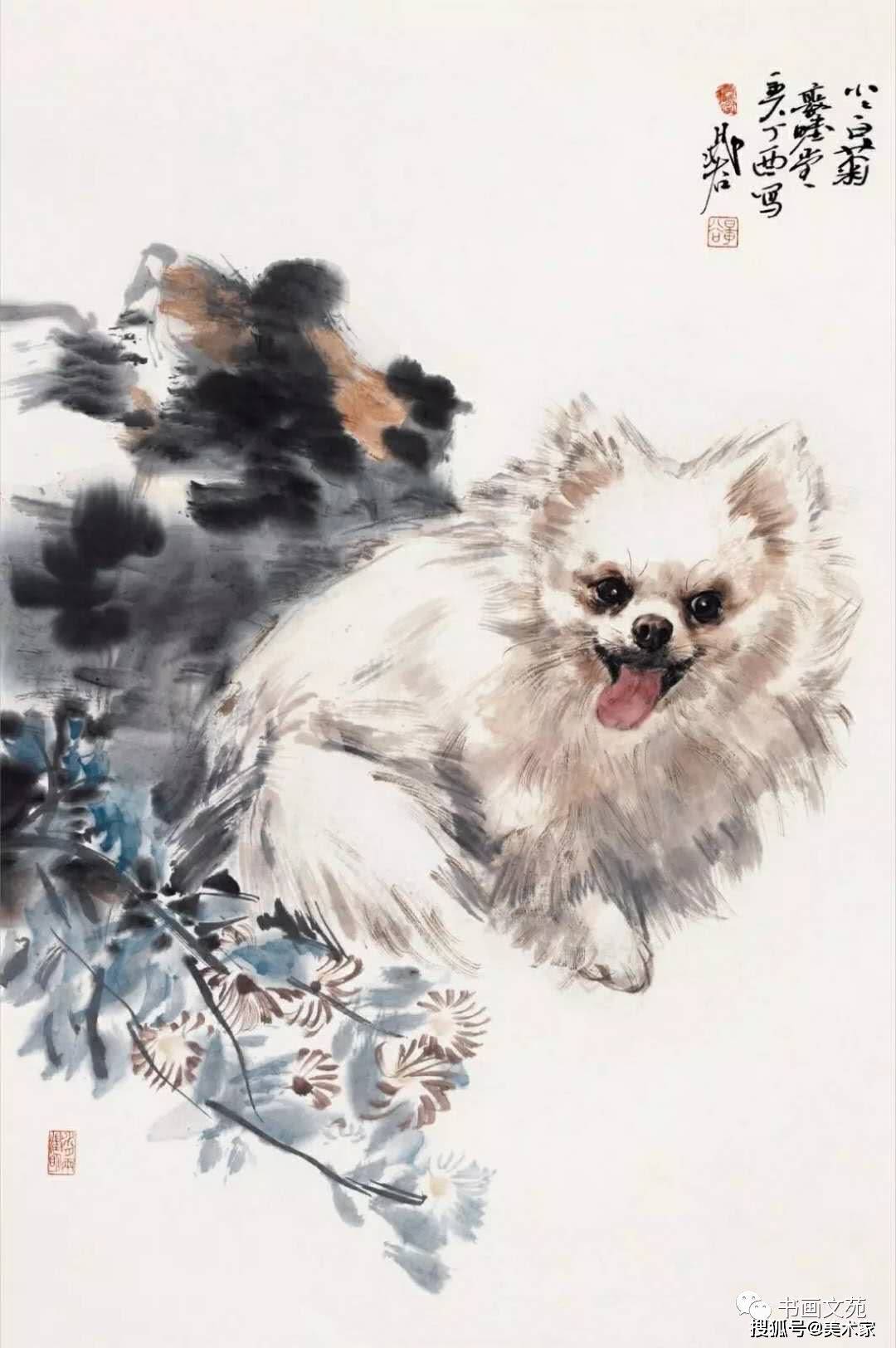 著名国画家晁谷作品赏析