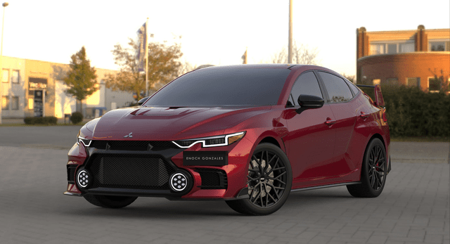 新一代三菱lancer Evo曝光 造型激进配超大尾翼 或搭载2 0t引擎 新车