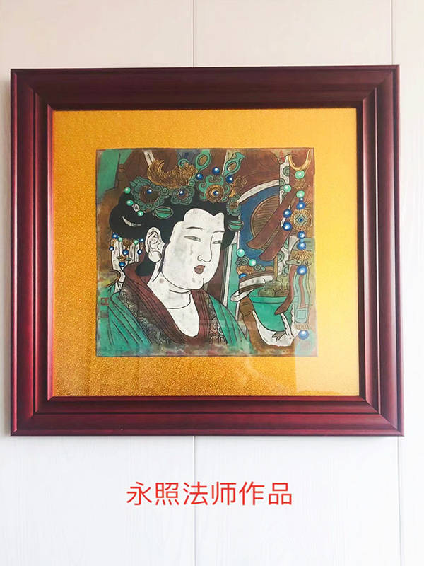 作品欣赏释永照 法 师既能画细如蚕丝般精美的工笔