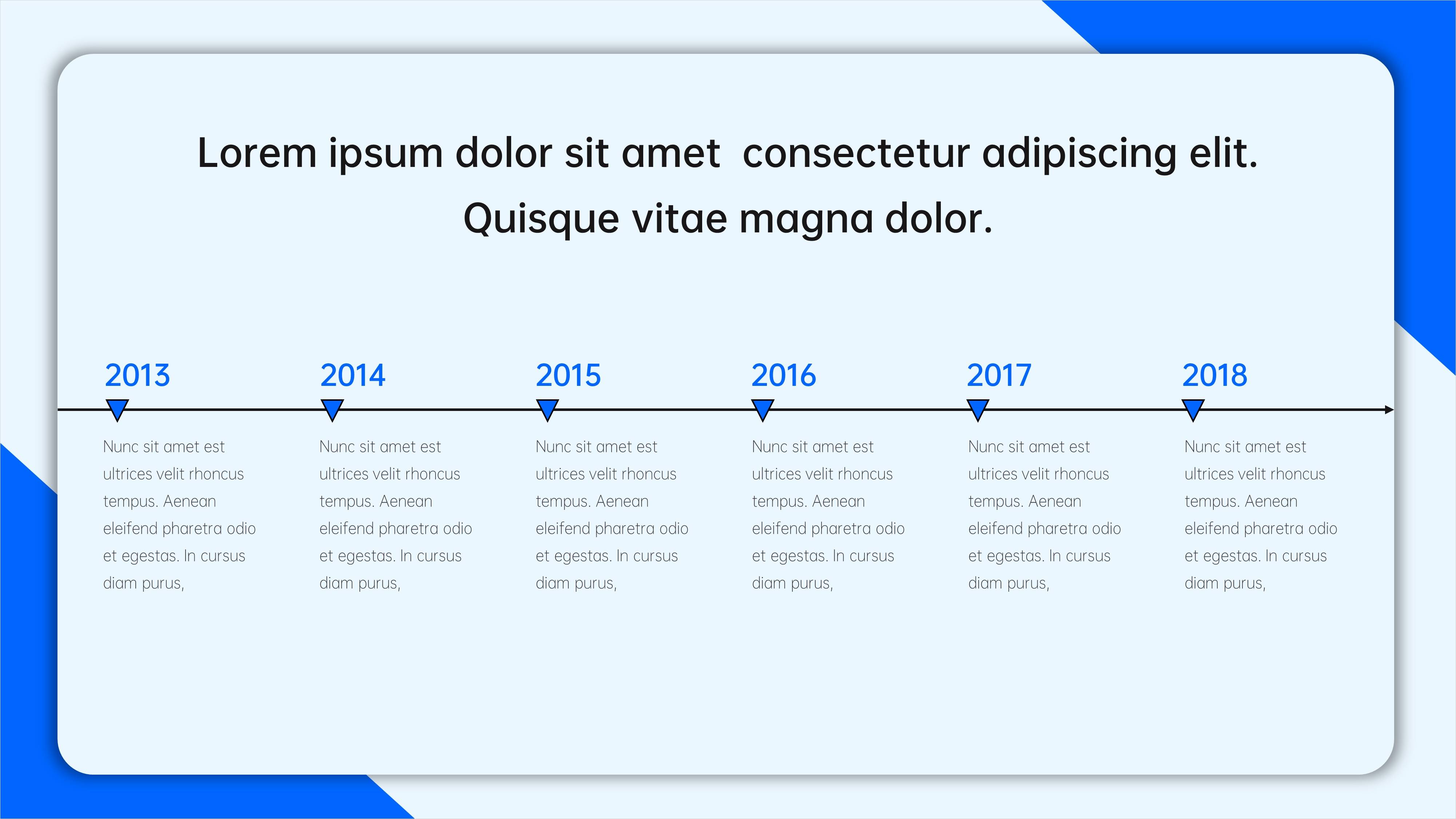 这可能是ppt时间轴最全的制作攻略了