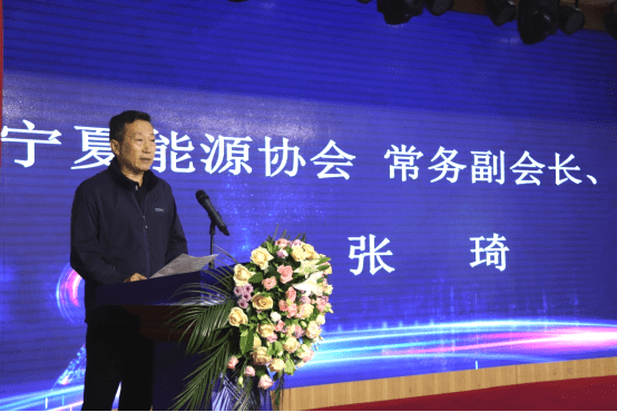 宁夏能源协会秘书长张琦致辞