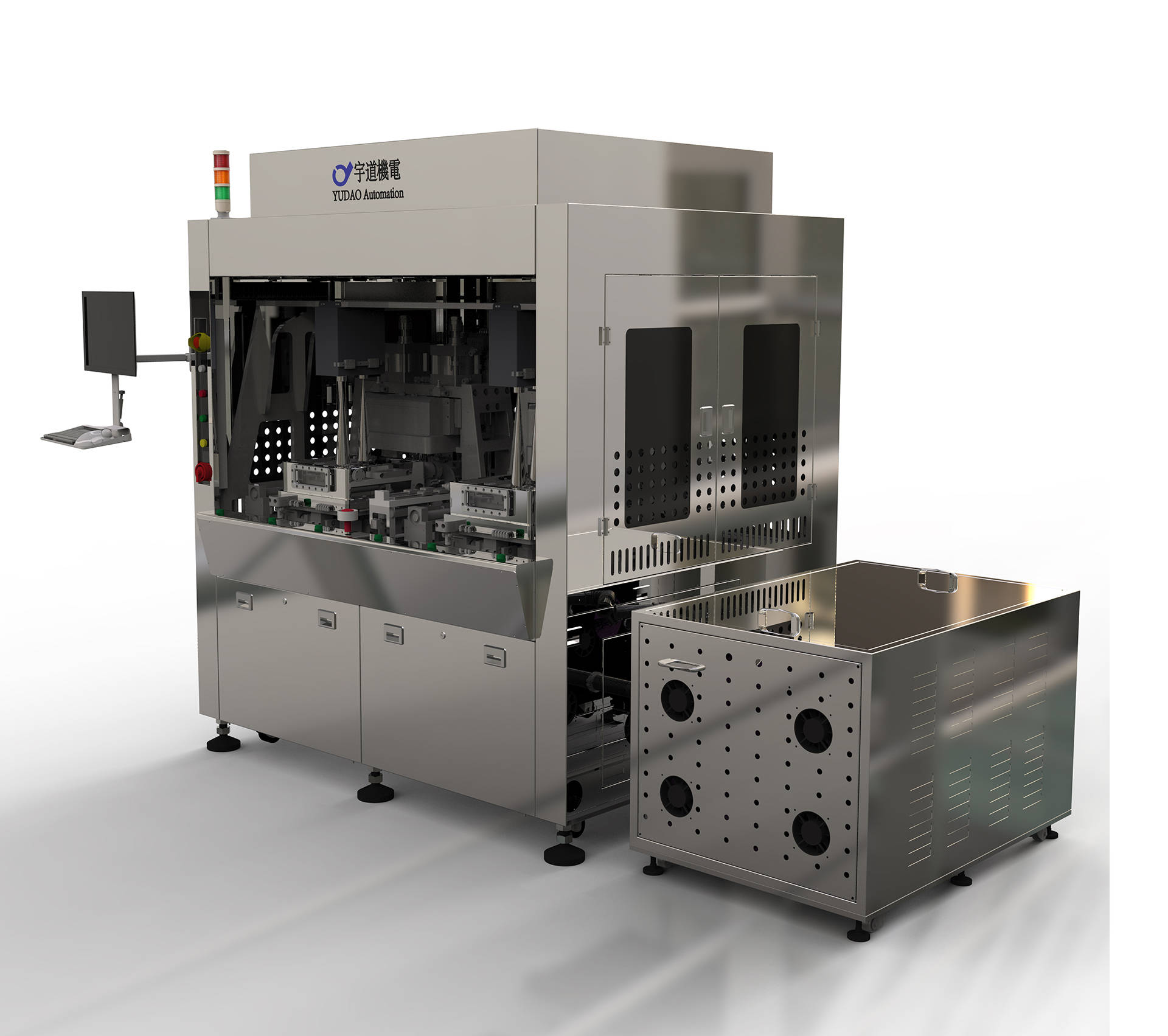 3d曲面真空贴合机今天我们来了解一款手机3d曲面玻璃板贴离心膜设备