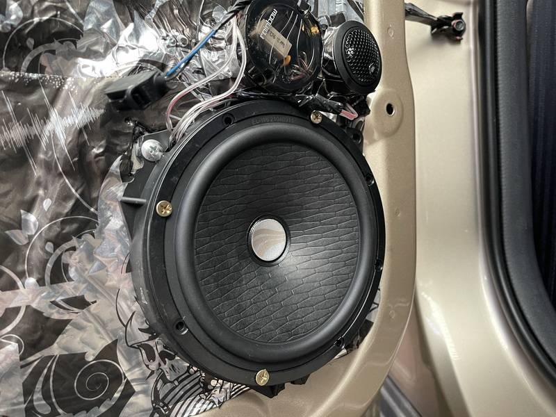 如此纯粹传祺gs4汽车音响改装德国彩虹elc62两分频