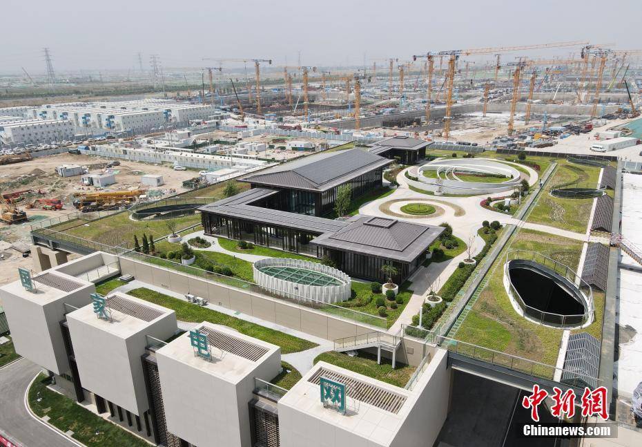 航拍雄安新区首座新建220千伏变电站-搜狐大视野-搜狐新闻
