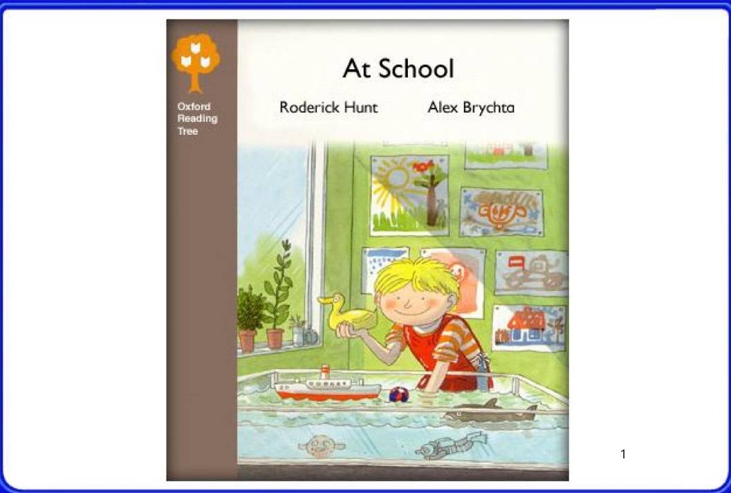 牛津树绘本阅读牛津阅读树无字书11atschool去上学