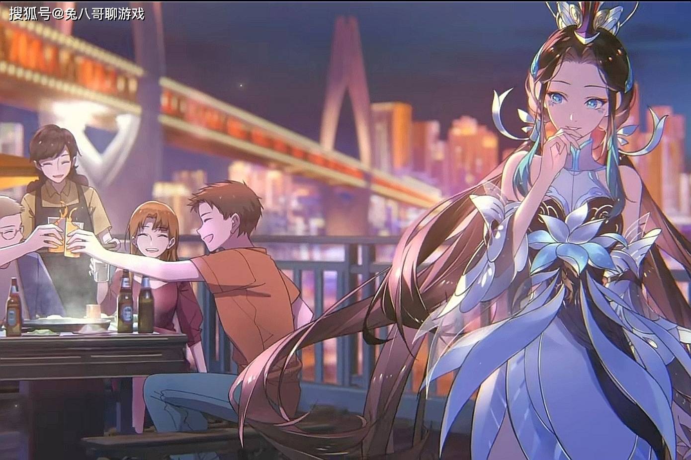 大乔白鹤梁皮肤宣传动画发布货不对版玩家调侃请以实物为准