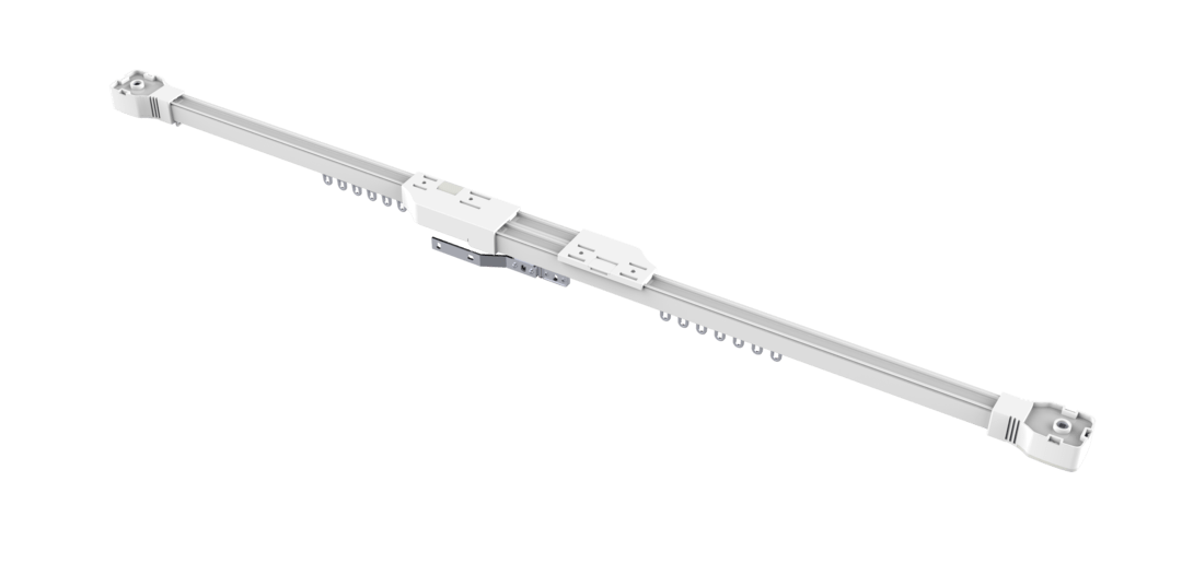 奥科电动开合帘伸缩轨,用智能定义生活新标准!