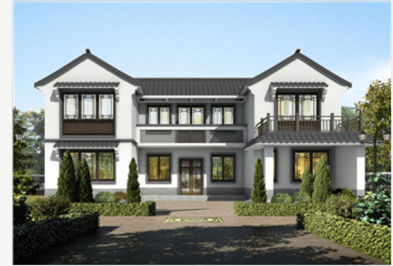 600平独栋别墅有多大_四合院