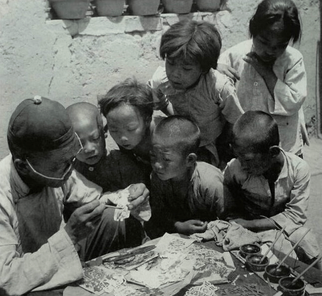 一组老照片,记录1930年北平各行各业的真实写照