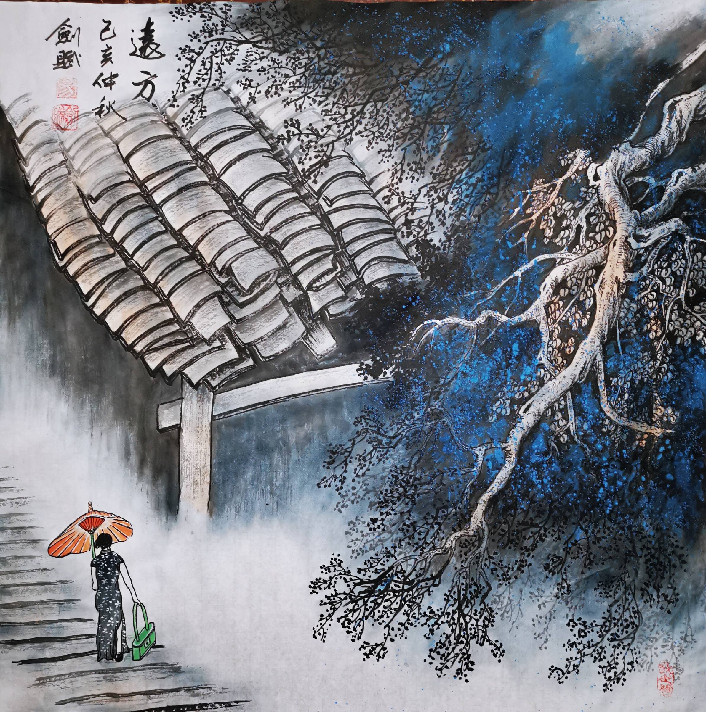 中国美术家协会会员易剑赋国画鉴赏_作品