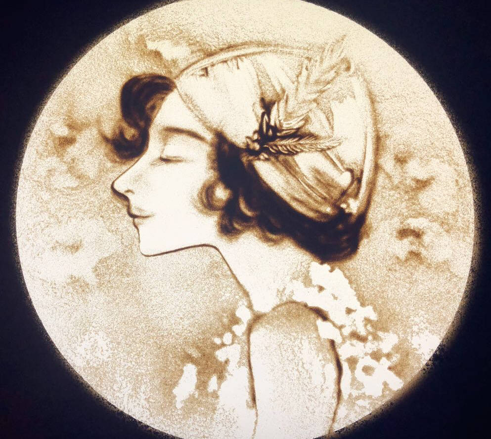 馨壹沙画线上教学免费学沙画技巧沙画师是选择副业不二选择