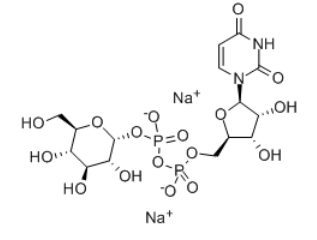 27分子式:c15h22n2na2o17p2英文同义词:udp-alpha-d-glucose,disodium