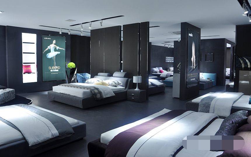 西玛菲丝软床展厅设计案例