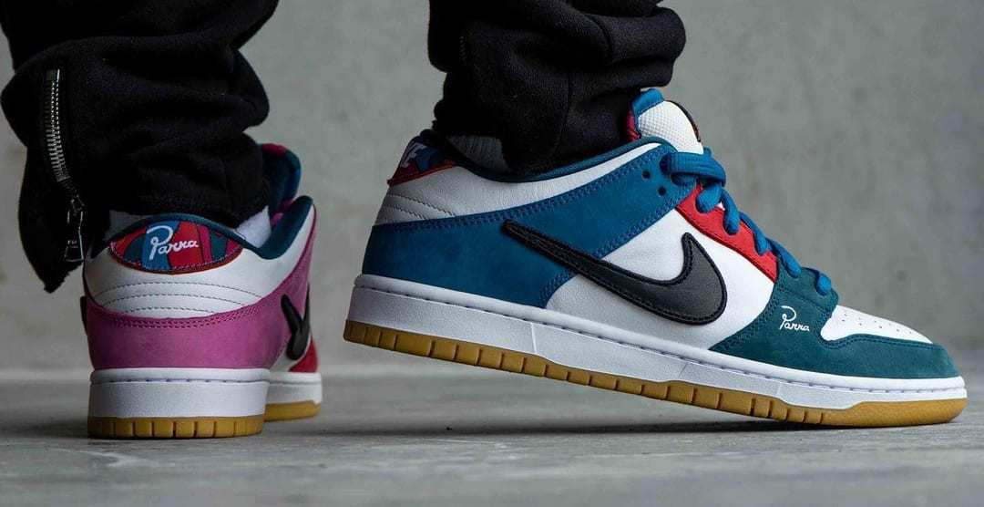 Low&quot|Parra x Nike SB Dunk Low＂Multi-Color 2021＂低帮运动滑板板鞋 DH7695-100?