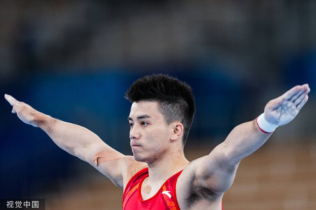 1/ 12 2021年7月24日,日本,2020东京奥运会体操团体预赛,中国队肖若腾