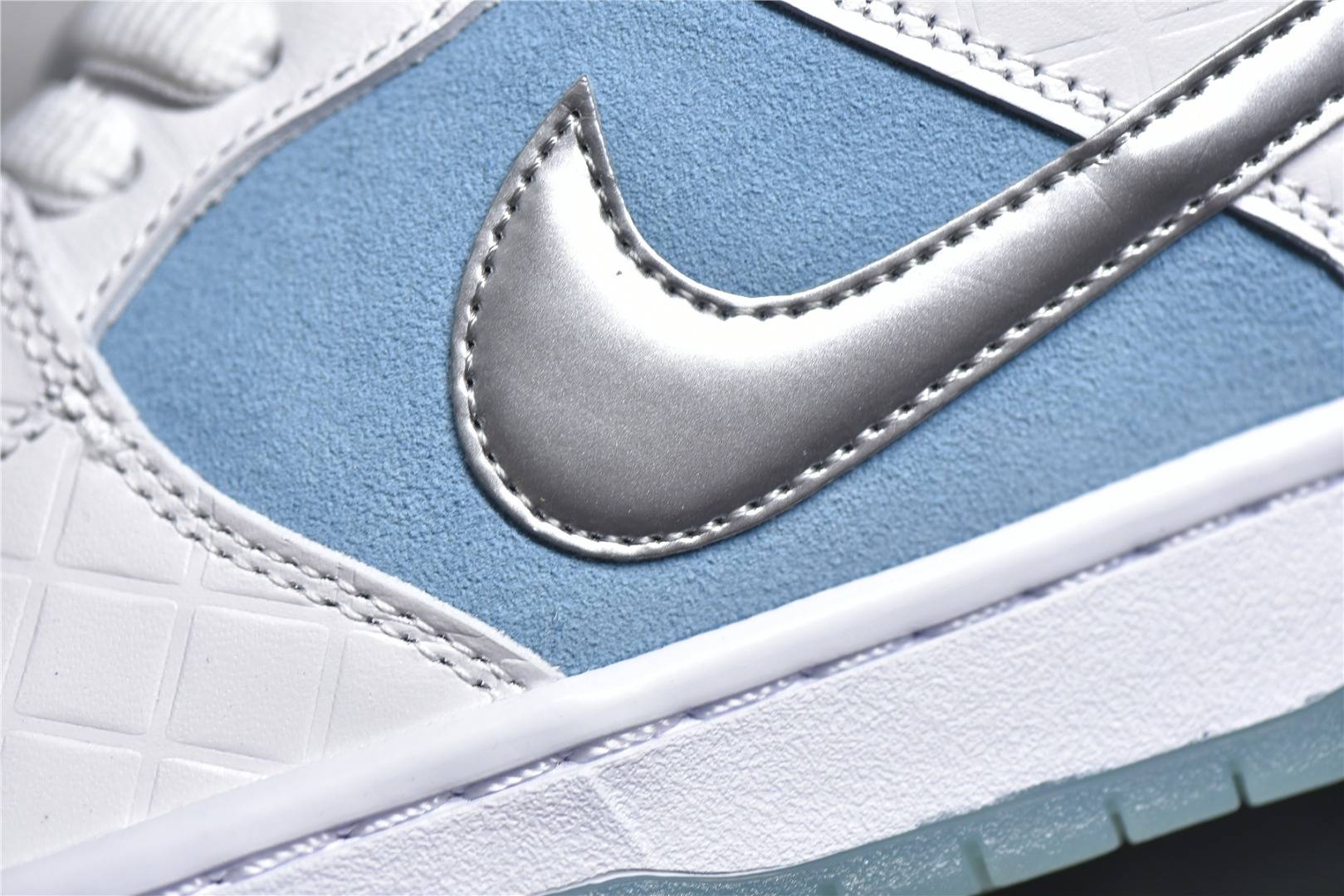 Low|耐克 Nike SB Dunk Low Lagoon Pulse x FTC 白银蓝 汤达人运动鞋评测