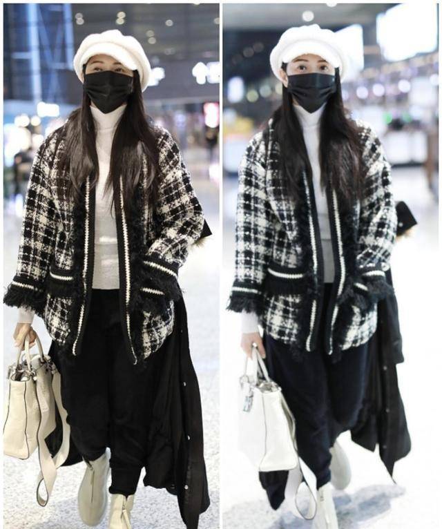 感觉|伊能静低调现身机场,虽戴着口罩看不清脸,但弯弯的眼睛却好显嫩