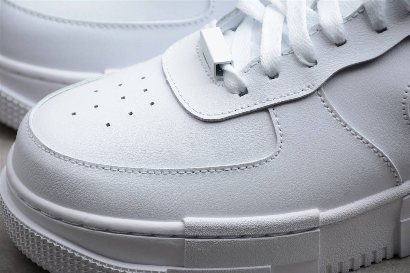 鞋舌|耐克空军一号豹纹印花 Nike Air Force 1 Pixel Leopard 像素解构风板鞋